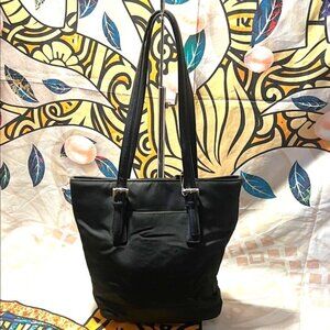 Vintage Coach  Mercer Black Nylon Twill Tote - #9321
